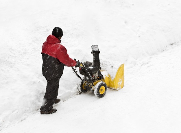 Remoção de neve