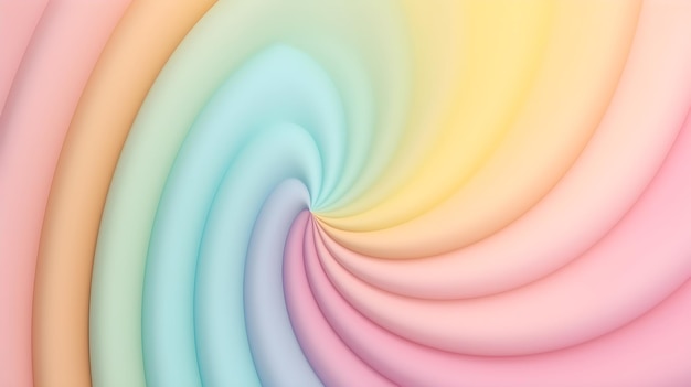 un remolino de colores del arco iris