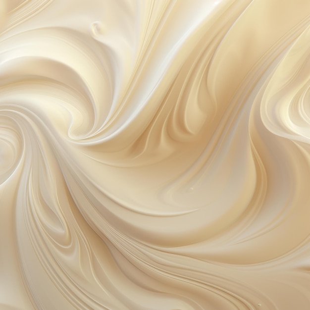 Los remolinos de crema beige el fondo abstracto renderizado en 3D