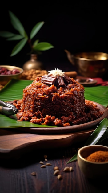 Rendang es un plato de Minangkabau