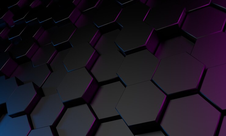 Render 3d abstracto, fondo geométrico moderno, diseño gráfico