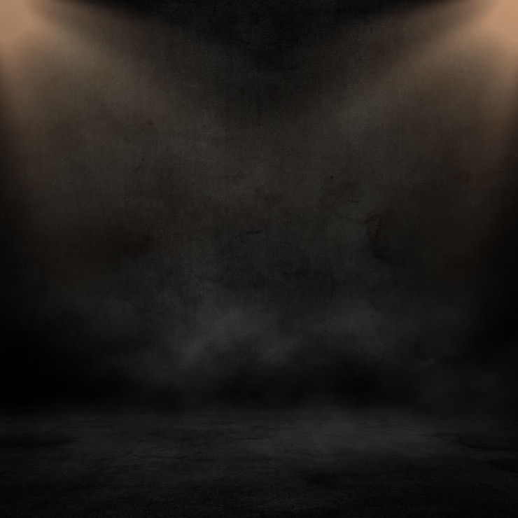 Foto render 3d de un interior grunge con focos brillando