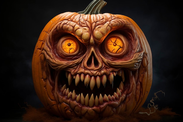 render 3d de personaje de halloween