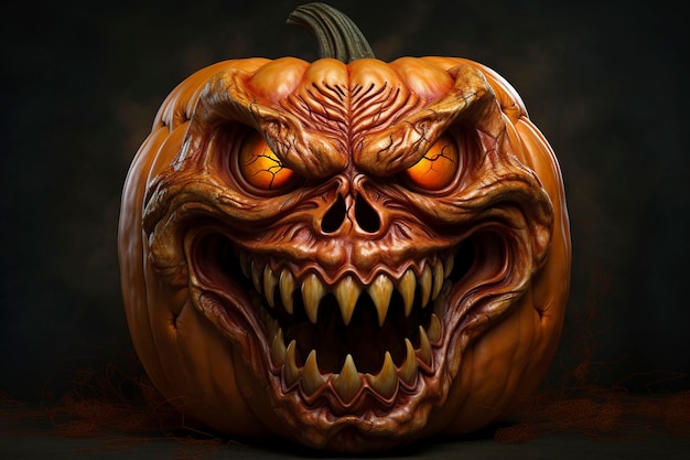 render 3d de personaje de halloween