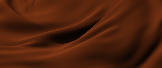 Foto render 3d de tela marrón. lámina holográfica iridiscente. fondo de moda de arte abstracto.