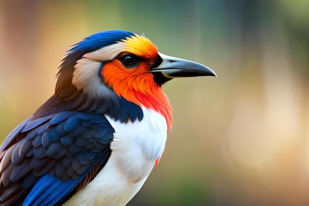 Rendering de aves al azar generando fotos de los mejores colores