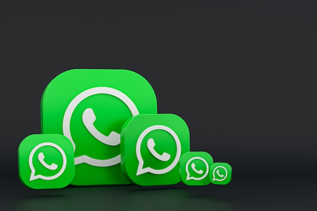 Rendering des WhatsApp-Logo-Symbols