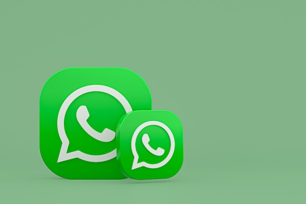 Rendering des WhatsApp-Logo-Symbols