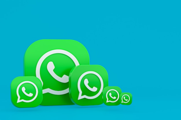 Rendering des WhatsApp-Logo-Symbols