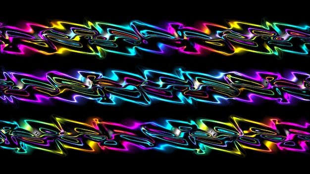 Foto renderização 3d abstracto fundo colorido cores brilhantes papel de parede colorido moderno