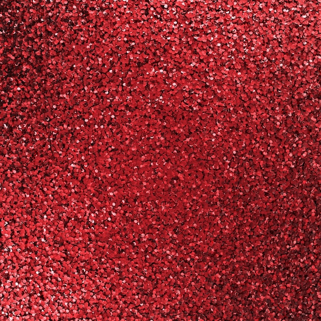 Renderização 3D com fundo de glitter vermelho