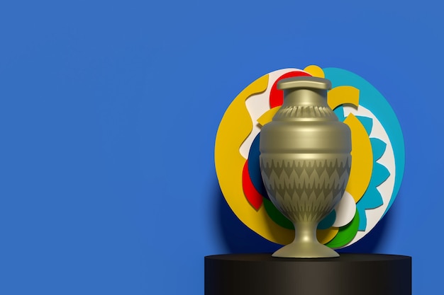 Foto renderização 3d copa america 2021