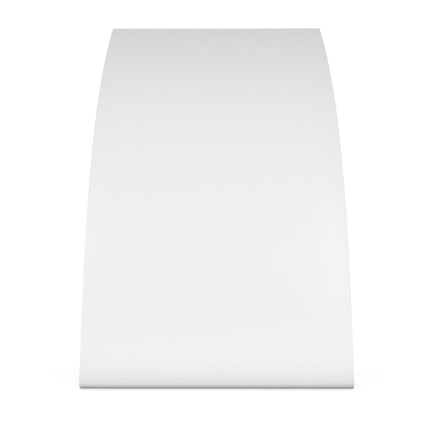 Renderização 3d de cartão de tenda de papel em branco