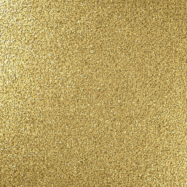 Renderização 3d de fundo dourado e brilhante