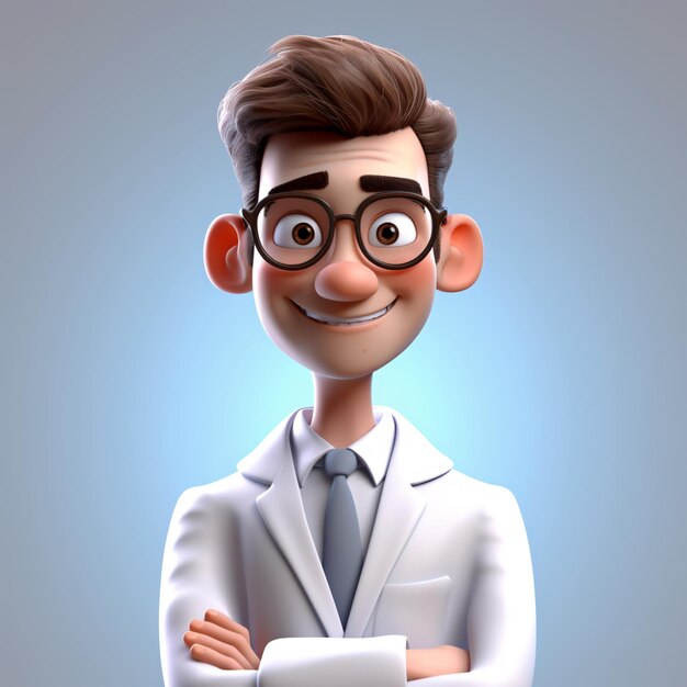 Renderização 3D de um avatar de doctor039s Internet cuidados médicos farmacêuticos comércio eletrônico saúde remoto