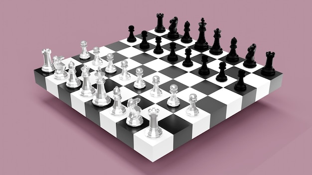 Chess Game Complete - Jogo de Xadrez 3D model