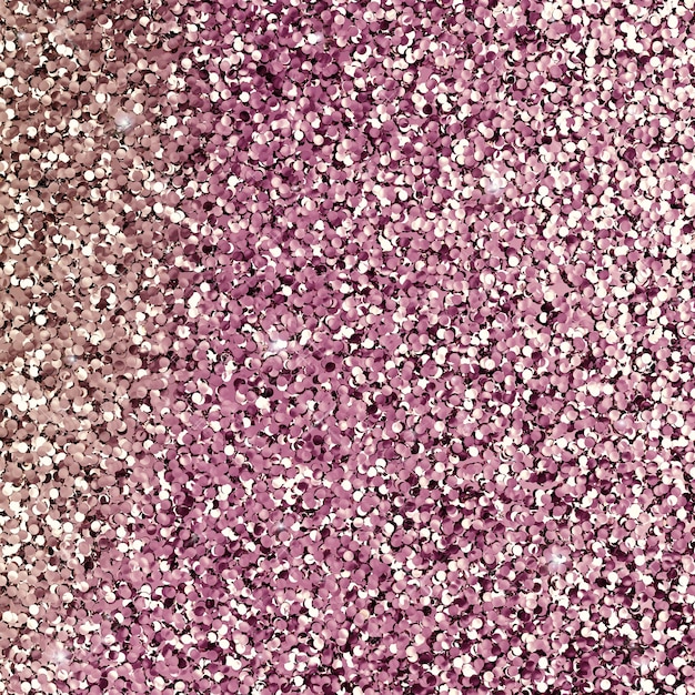 Renderização 3D, fundo de glitter rosa brilhante e luxuoso
