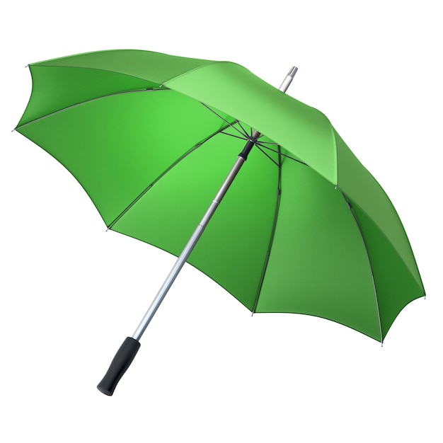 renderização 3D Guarda-chuva verde (caminho de recorte)