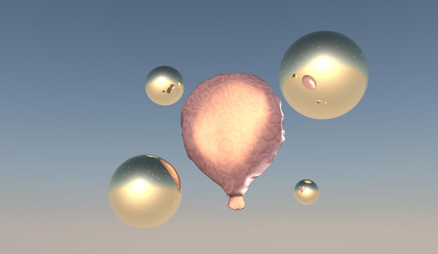 Renderização de Balão 3D