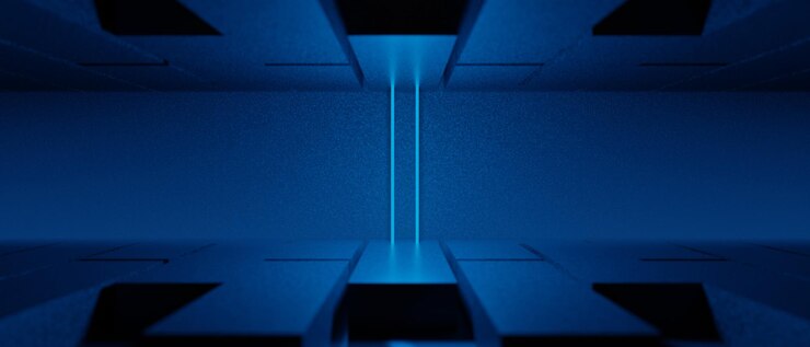 Foto renderização de ilustração 3d de tecnologia futurista cyberpunk display jogos scifi palco pedestal fundo gamer banner sinal de néon brilho suporte pódio para venda de produtos