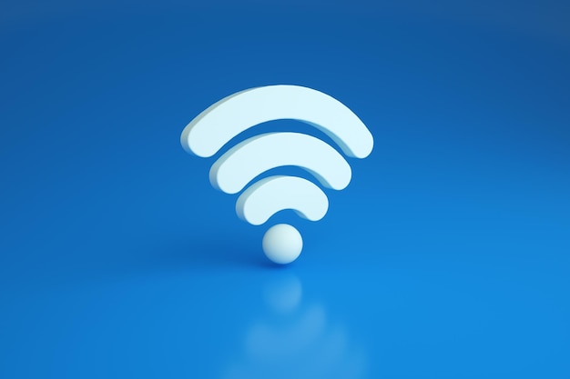 Renderização de símbolo Wi-Fi