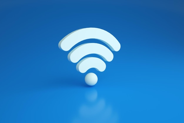 Renderização de símbolo wi-fi