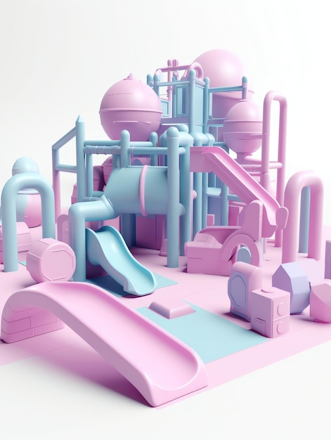 renderização de textura isolada de playground 3D