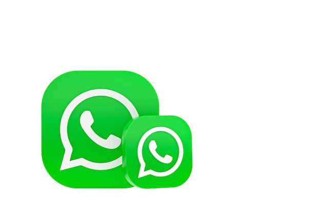 Renderização do ícone do logotipo do Whatsapp