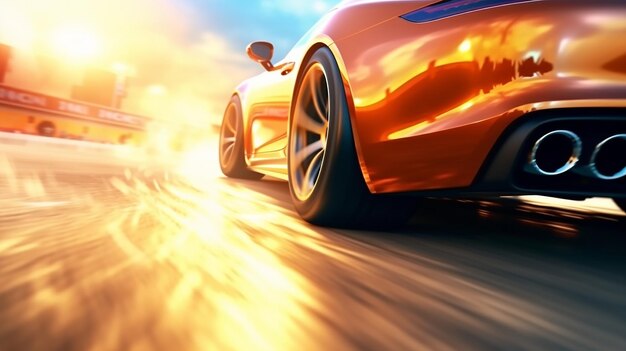 Fundo Corridas De Carros Esportivos Gratuitas Com Logotipo Personalizado Na  Pista Em Renderização 3d Fundo, Carro Rápido, Carro De Corrida, Pista De  Corrida Imagem de plano de fundo para download gratuito