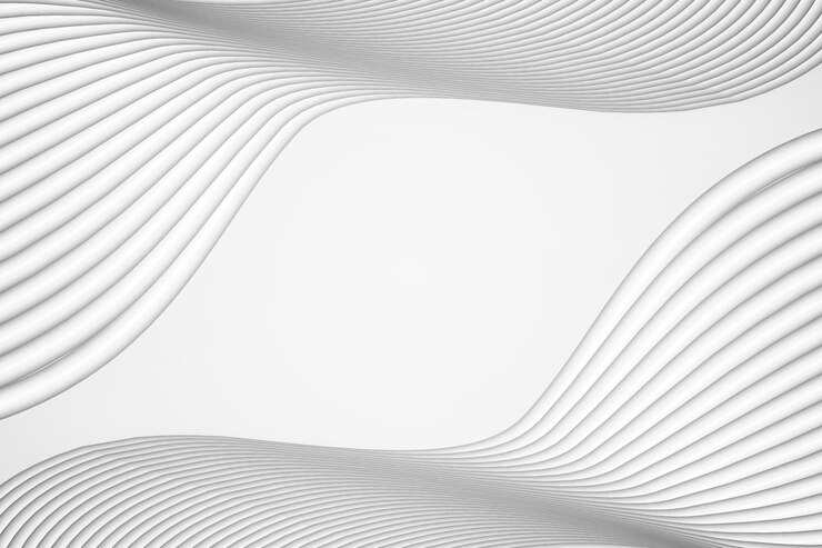 Foto renderização em 3d de linhas graciosas cinzentas e brancas textura de fundo textura