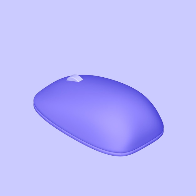 renderização em 3D do mouse