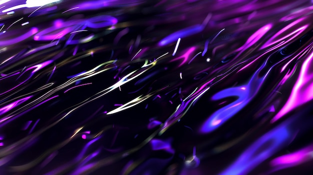 Renderización 3D abstracta de la superficie ondulada del fondo Bokeh