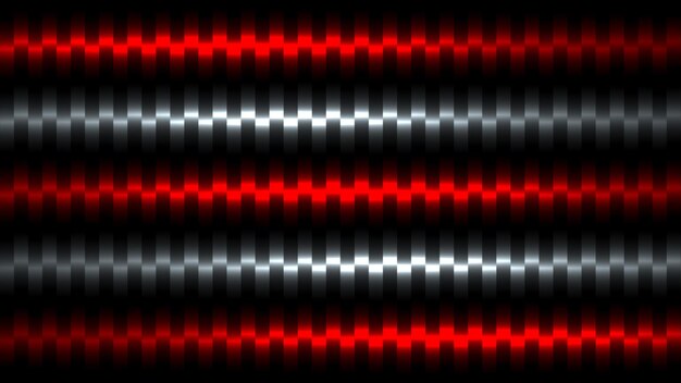 Foto renderización 3d abstracto patrón de luz roja y negra con el gradiente fondo negro oscuro moderno