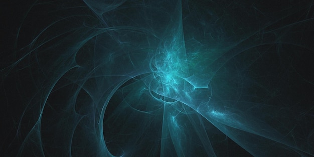 Renderización 3D de fondo fractal multicolor abstracto