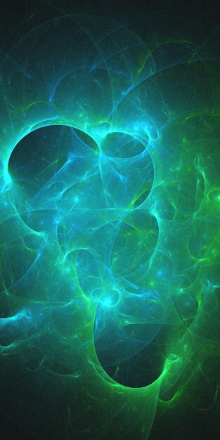 Renderización 3D de fondo fractal multicolor abstracto