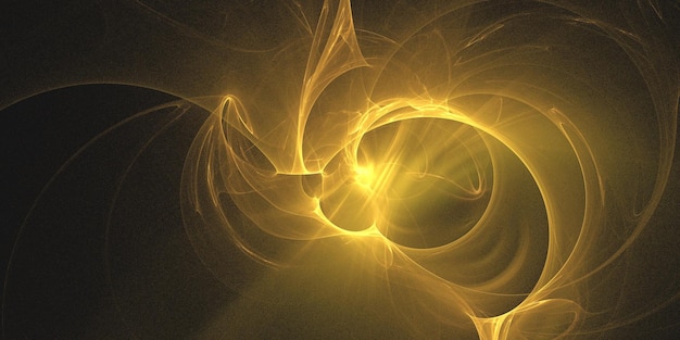 Renderización 3D de fondo fractal multicolor abstracto