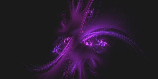 Renderización 3D de fondo fractal multicolor abstracto