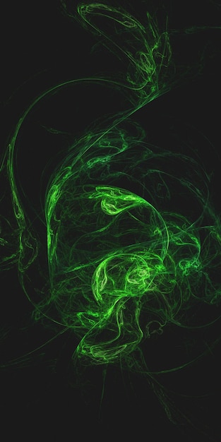 Renderización 3D de fondo fractal multicolor abstracto