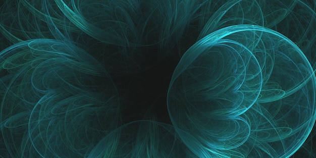 Renderización 3D de fondo fractal multicolor abstracto