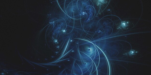 Renderización 3D de fondo fractal multicolor abstracto