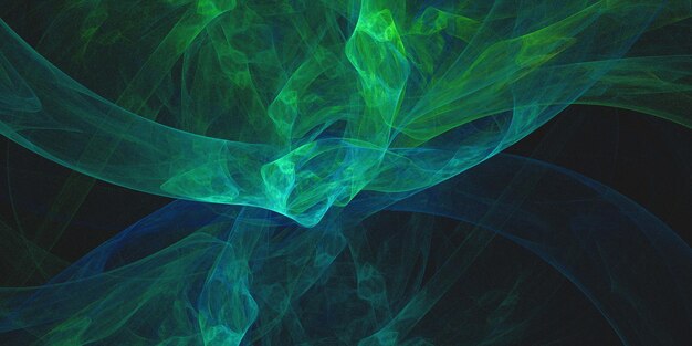 Renderización 3D de fondo fractal multicolor abstracto