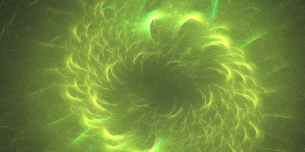 Renderización 3D de fondo fractal multicolor abstracto