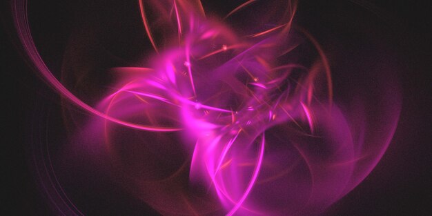 Renderización 3D de fondo fractal multicolor abstracto