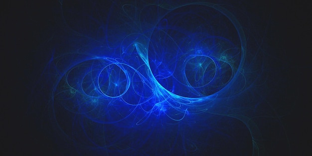 Renderización 3D de fondo fractal multicolor abstracto