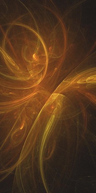 Renderización 3D de fondo fractal multicolor abstracto