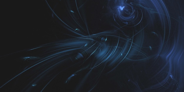 Renderización 3D de fondo fractal multicolor abstracto