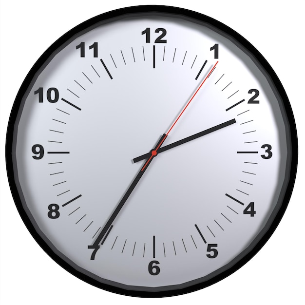 Renderización en 3D del reloj