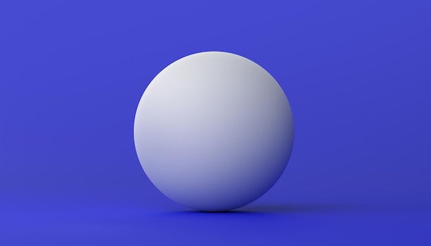 Renderizado 3D abstracto de una esfera