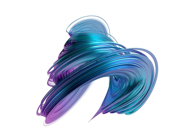 Renderizado en 3D abstracto
