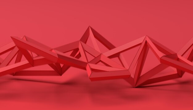 Renderizado en 3D abstracto